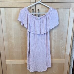 Light Pink Off-Shoulder Dress